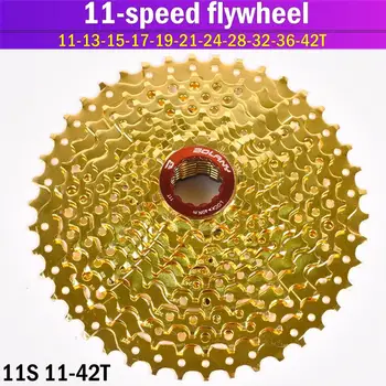 

BOLANY Bicycle flywheel 11S 11-42 46 50T card type MTB MoutainBike 11 speed flywheel sprocket bicycle part for M7000 M8000