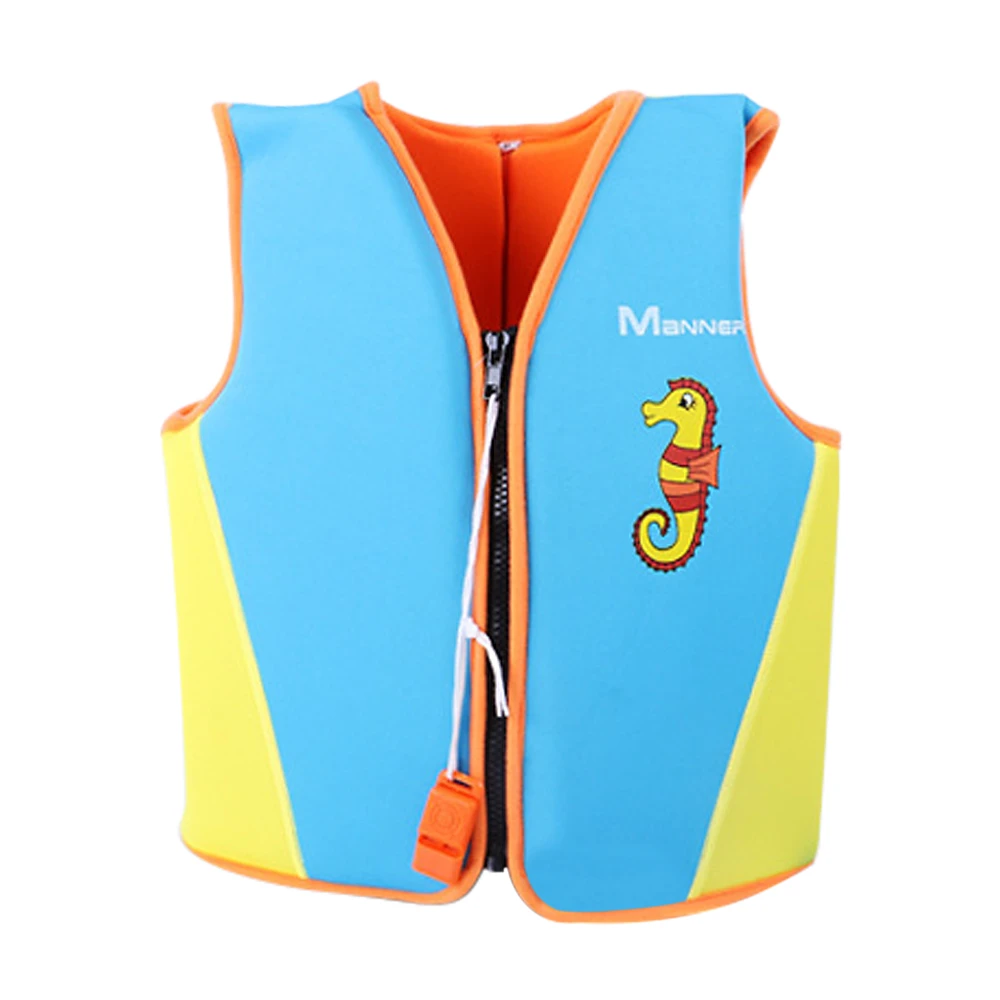 Children Life Vest Kids Swimming Life Jacket Boys Grils Zipper Swim