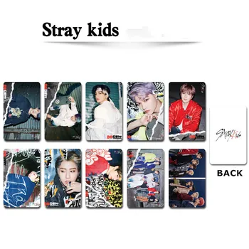 

2020 Kpop Stray Kids GO LIVE Photocard New Album Matte Photograph Cards 10pcs