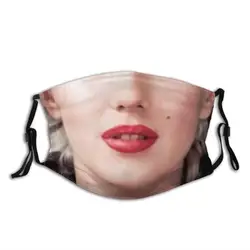 Film Star 1 Diy Adult Kids Face Mask 50S 60S Retro Lipstick Pop Art Pop Face Collectors Lips Records Mouth Style Who Viral