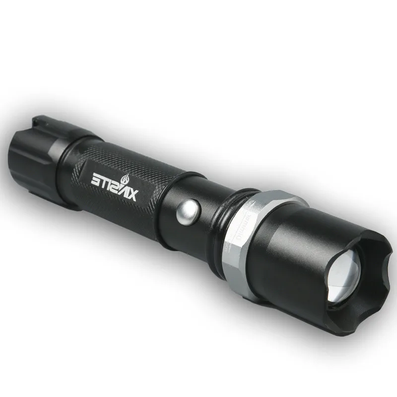 

LED Tactical Flashlight 1200 Lumens Zoomable Lanterna LED Torch Flashlights For 18650 Rechargeable Battery or AAA
