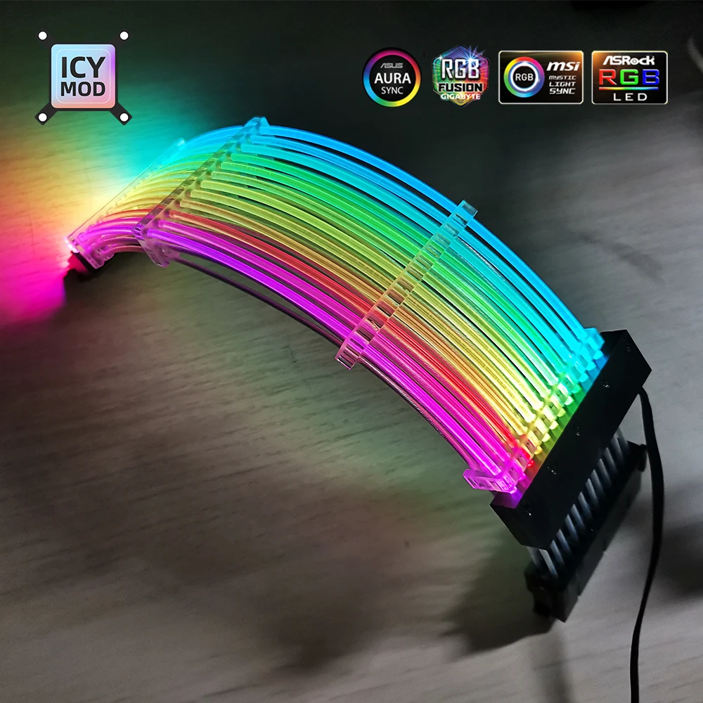 ARGB GPU, 8Pin Rainbow Strip, 8 +