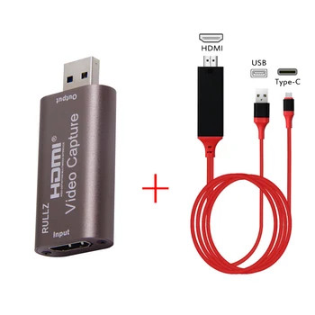 

Mini HD 1080P 4K HDMI Video Capture Card HDMI To USB 3.0 Video Capture Board Game Record Live Streaming Broadcast