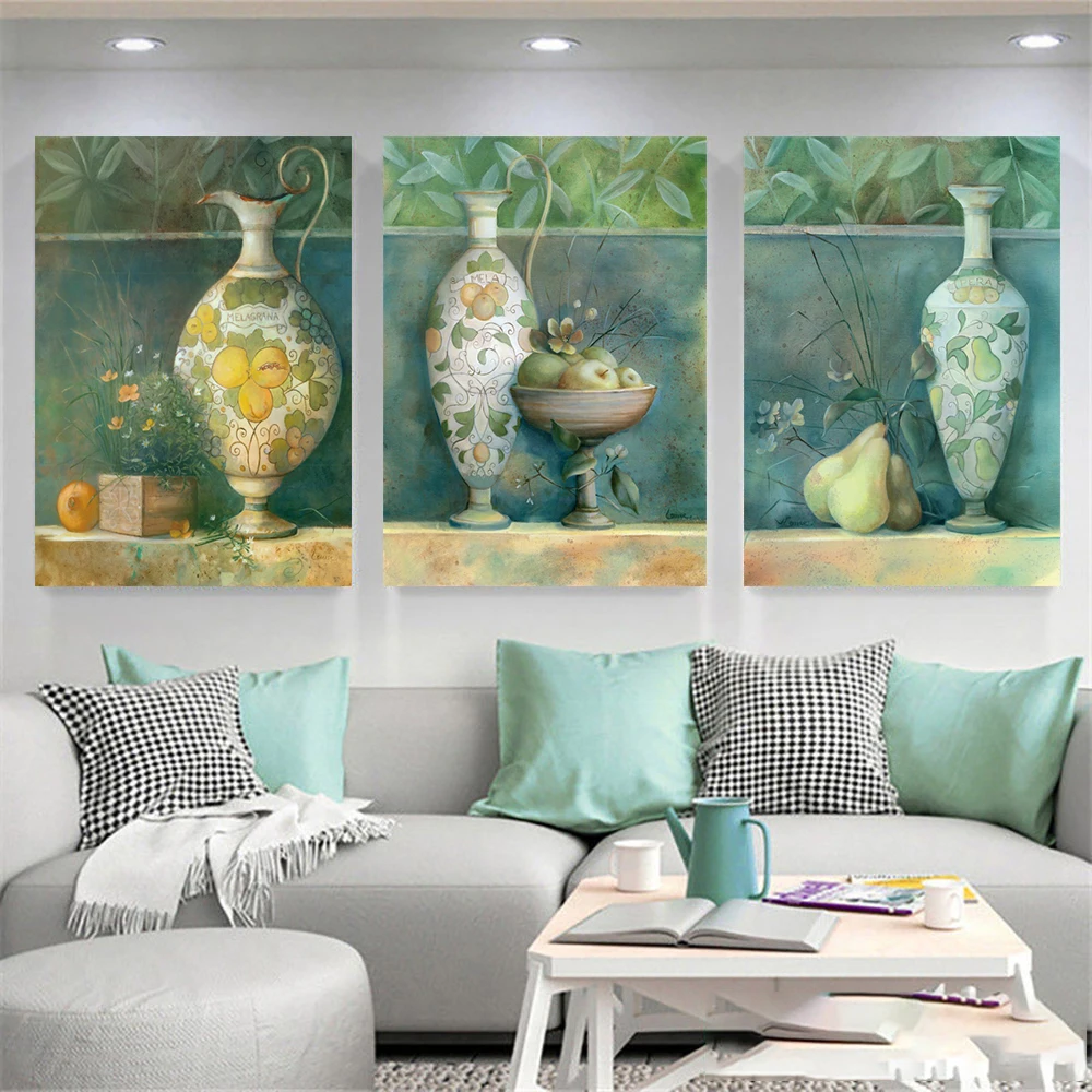 

Scandinavian Flower Canvas Painting Retro Posters And Prints Wall Art Pictures For Living Room Bedroom Decoraiton Home Decor