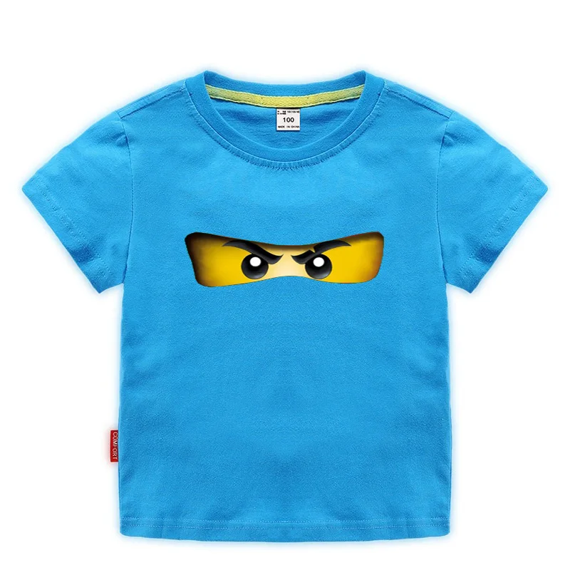 

2-10y 2019 fashion Summer Children's Clothing Cotton Boys Girls T-shirt Legoe Ninja Ninjago Cartoon Kids Tops Tees short sleeve