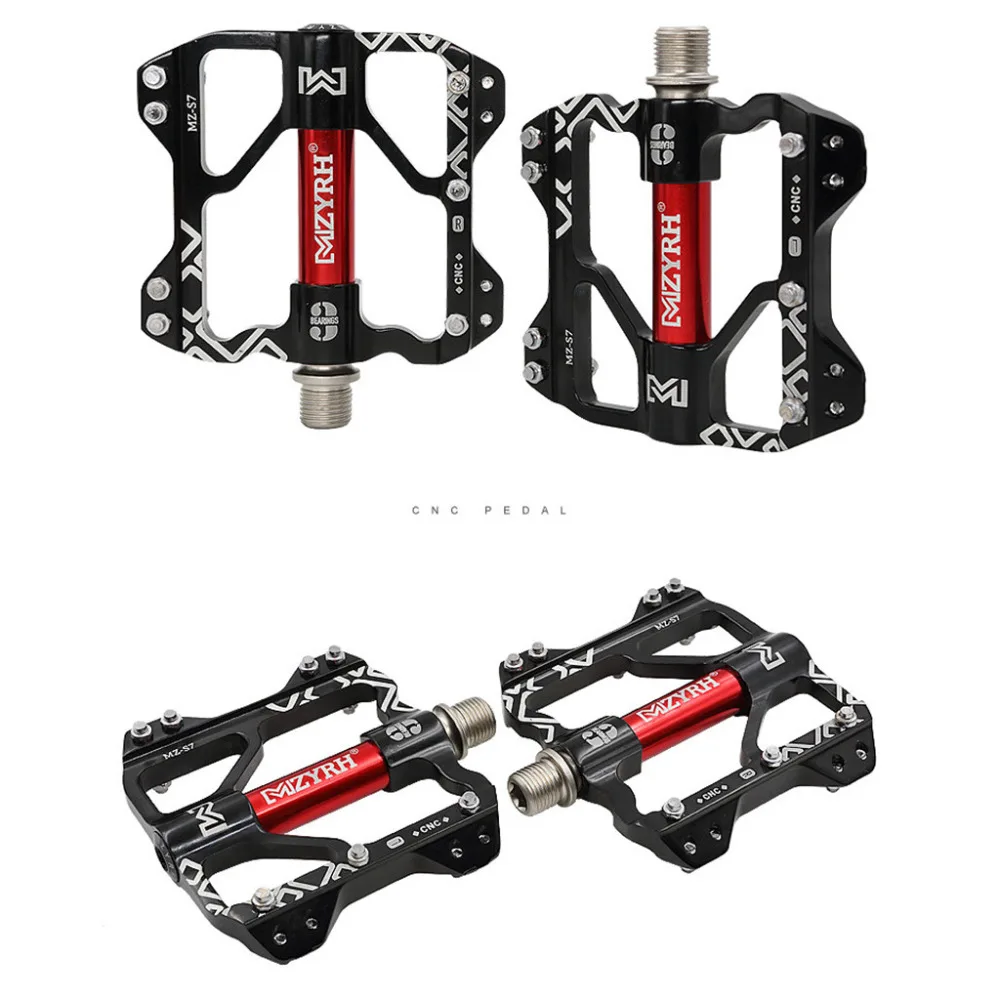Велосипедные педали для горной дороги, плоская платформа MTB для велоспорта, алюминиевый сплав#4V13