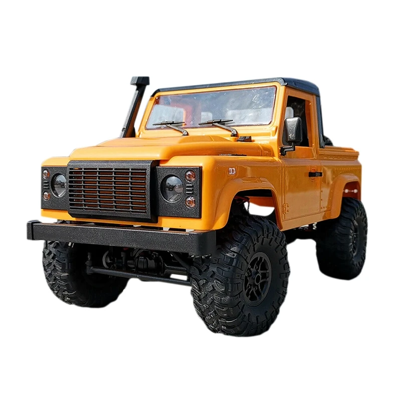 Yellow Mn-91 4Wd Rc грузовик внедорожник 2,4G пульт дистанционного управления Buggy Crawler детская игрушка - Цвет: Yellow