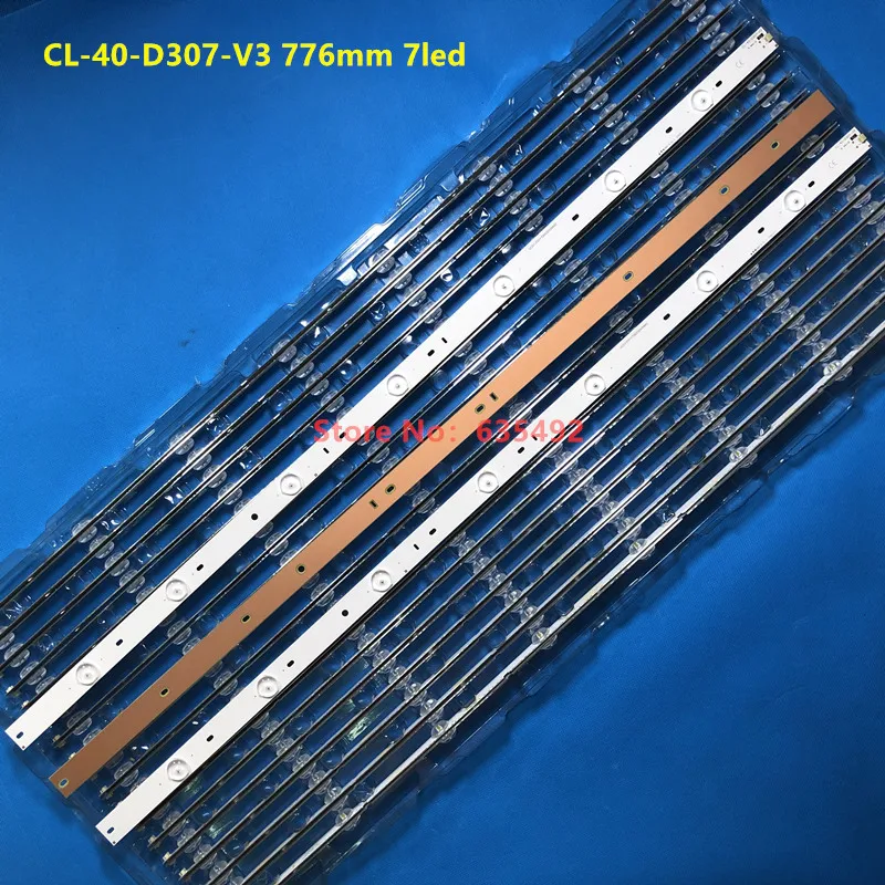 1 комплект(3 шт.) CL-40-D307-V3 светодиодный Подсветка BE12F01YT00S3Y720871 UBE12F01YT00S42S01231 для 40PFL5708 40PFL3188 40pfg4109/40phg4109