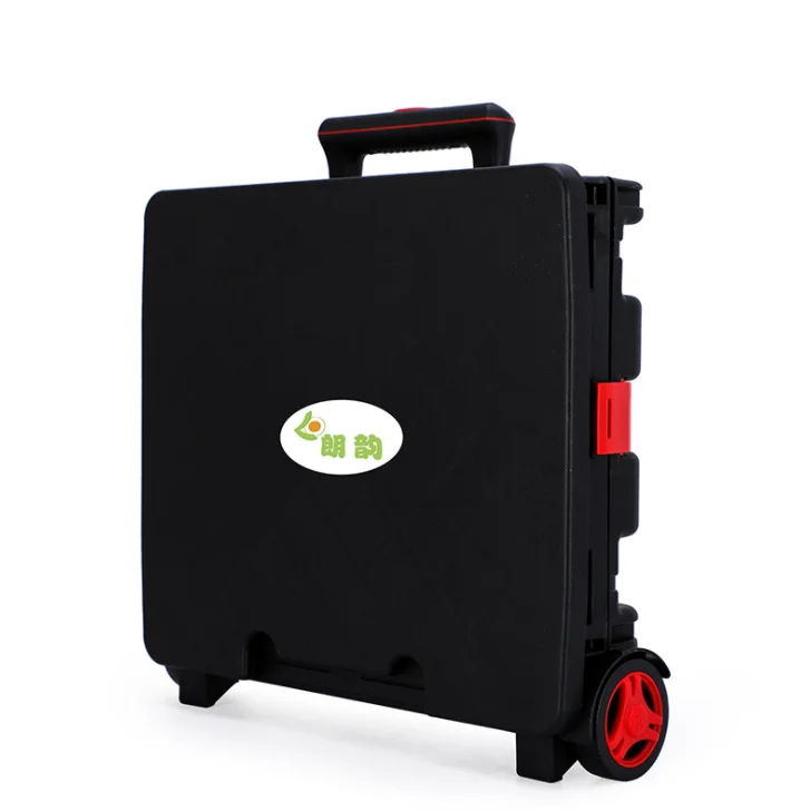 Portable Folding Trolley Box Storage Box Shopping Trolley Portable Grocery Trolley Trolley Student Gift Box 2 Orders