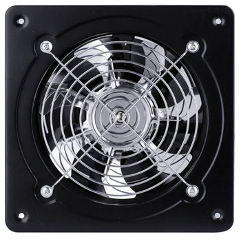 

Hot 220V Exhaust Fan 6 Inch Ventilation Exhaust Fan Hanging Wall Mounted Low Noise Home Bathroom Kitchen Smoke Exhaust Fan Air V