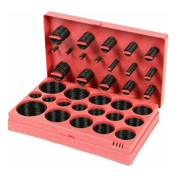 

419Pcs Rubber Universal Assortment Metric O-Ring Gasket Kit O-ring Assortment with Storage Box For General Plumbers Mechanics