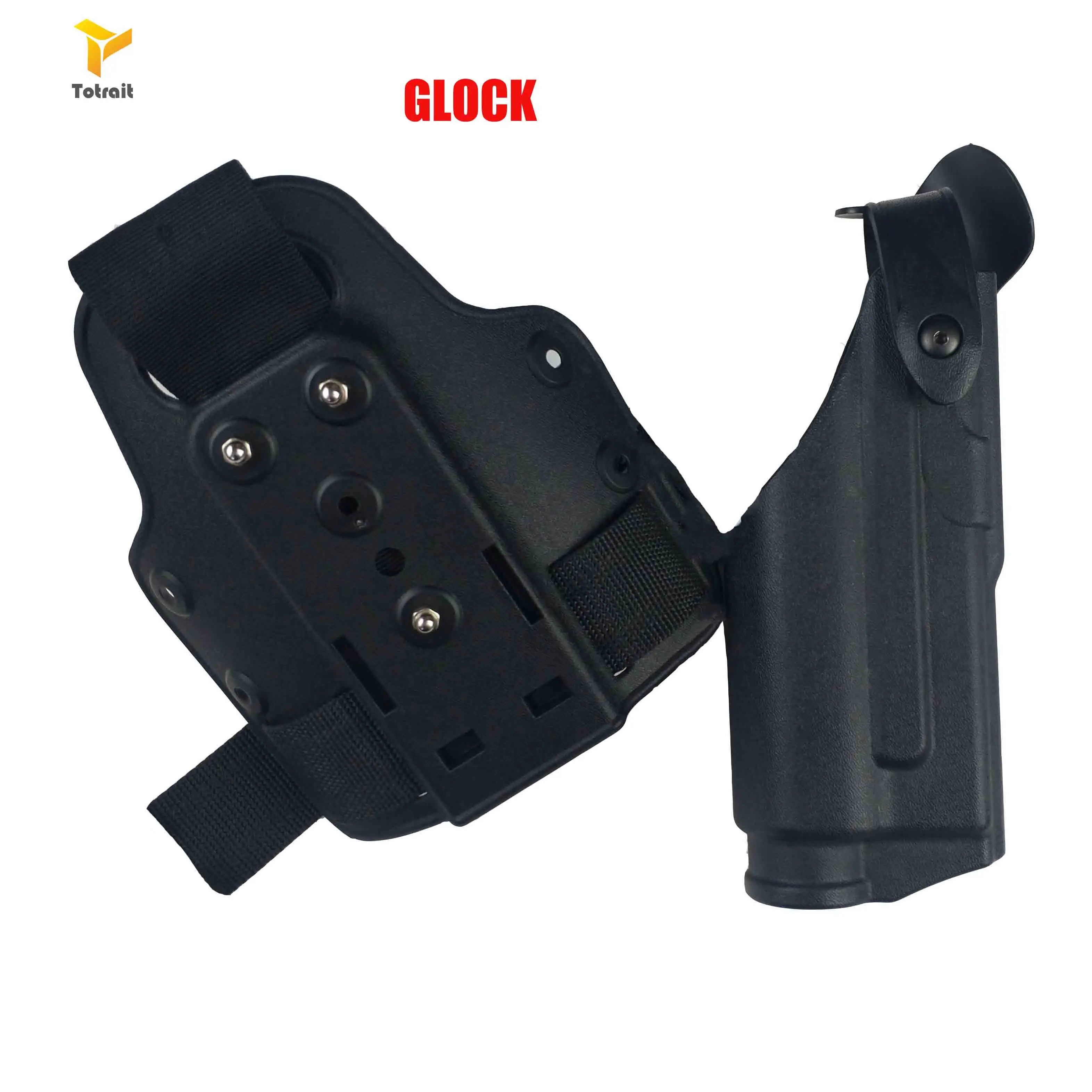 Тактический Пистолет Кобура Safariland Combat Glock 17 1911 Beretta M92 M9 P226 USP Регулируемый пистолет ружье для страйкбола падение ноги кобура blac - Цвет: glock