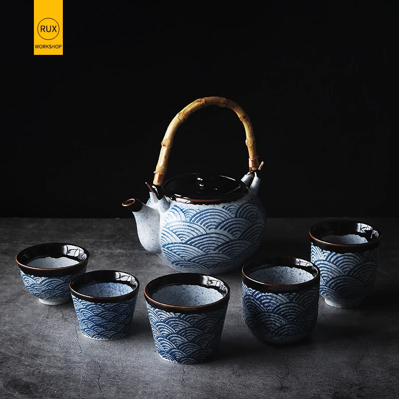 RUX мастерская японский стиль домашний заварник керамическая чайная чашка для воды Ресторан чайник
