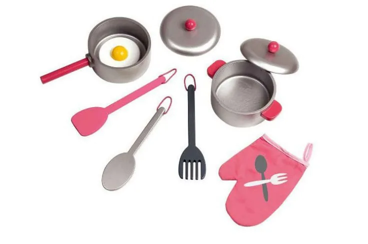 

France Janod Large Size Children Play House Model Simulation Kitchen Stove Toy Early Childhood Educational Birthday Gift