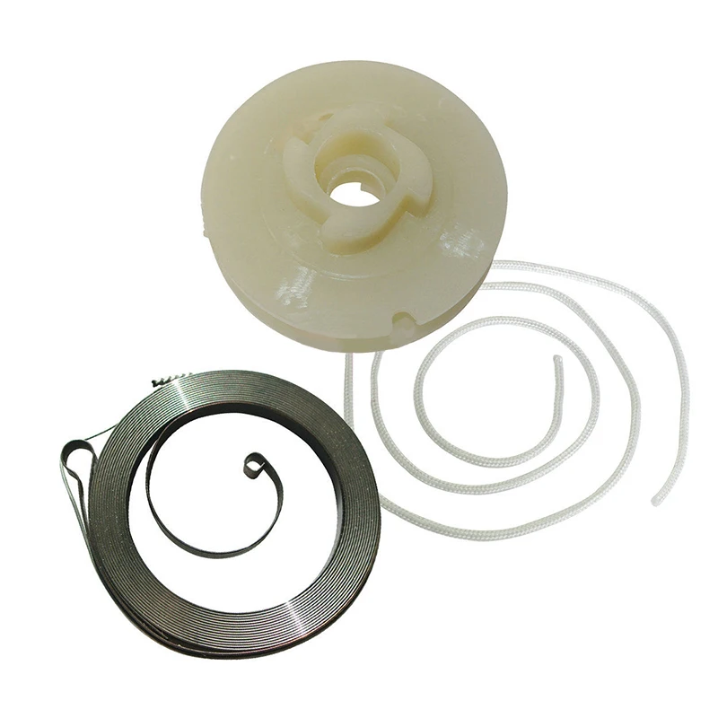 Recoil Starter Spring Pull Rope Recoil Rope Rotor Pulley Kit For ...