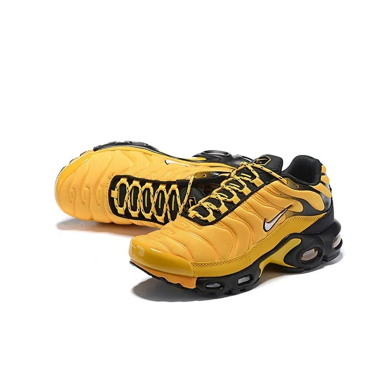 AV7940-700 Nike TN Air Max Plus Frequency Pack желтые черные мужские кроссовки удобные спортивные легкие кроссовки AV7940-700 оригинальные - Цвет: AV7940-700