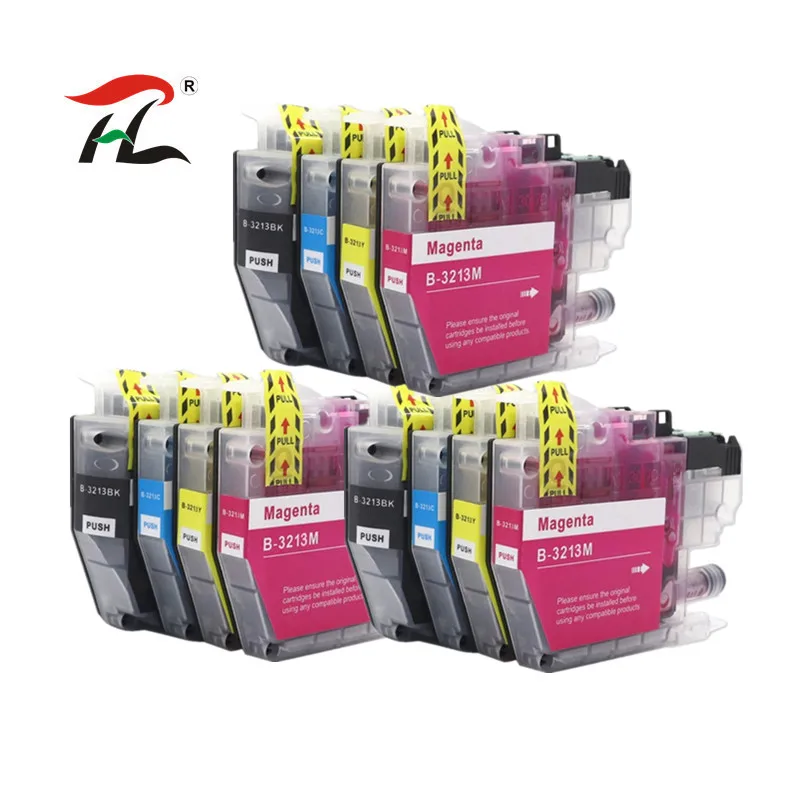 12Pk совместимый картридж с чернилами LC3211 LC3213 3213XL 3211XL для Brother DCP-J772DW DCP-J774DW MFC-J890DW