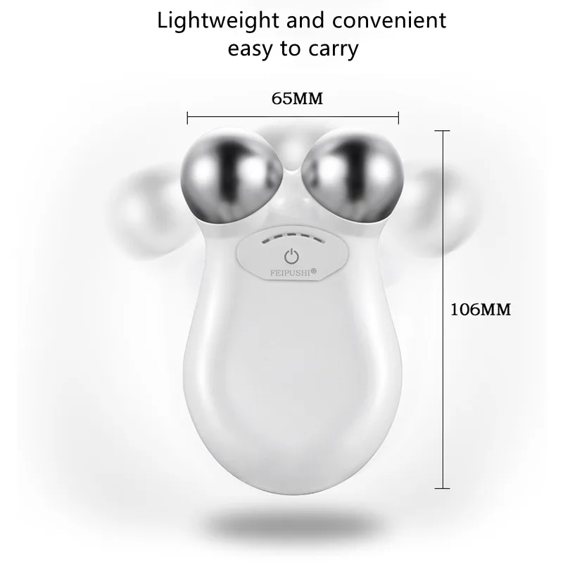 В настоящее время роликовый массажер микротоков EMS лица микро-лифтинг для с