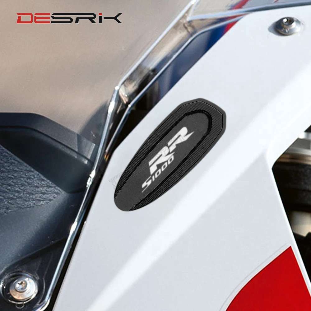 NEW ARRIVAL CNC Motorcycle Windscreen Mirror Cover Driven Mirror Eliminators Cap For BMW S1000 RR S1000RR 2020 2021 2022