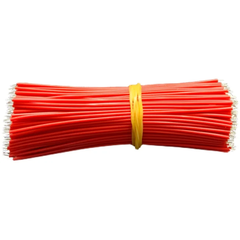 Фото 100 шт./лот 26AWG Оловянная макетная плата PCB припой кабель 5/10/15/20 см Перемычка провода оловянный проводник DIY электронные провода разъем №5