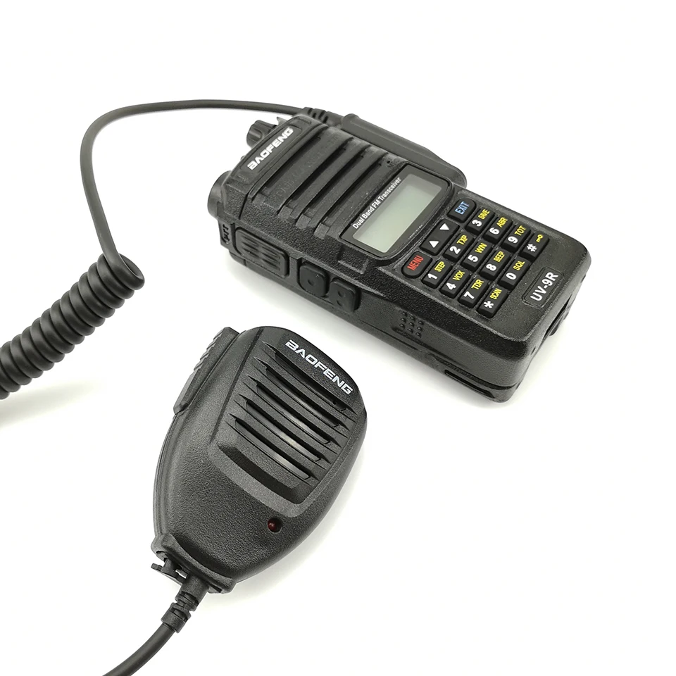 1/2 шт. Baofeng UV-9R Водонепроницаемый иди и болтай Walkie Talkie радио микрофон Динамик для Baofeng UV9R BF-A58 UV-XR GT-3WP BF-9700 УФ 9R плюс