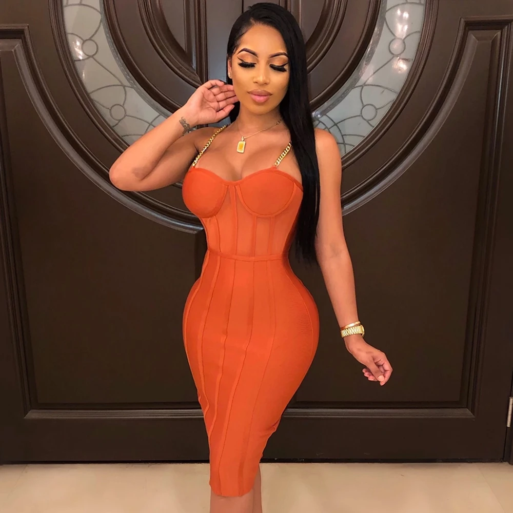 

2019 New Summer Women Lace Bodycon Bandage Dress Sexy Spaghetti Strap Club Dress Midi Celebrity Runway Party Dress Red Vestido