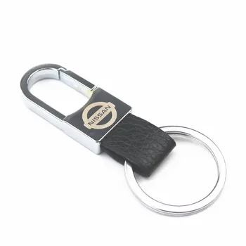 

3D Fashoin Alloy Car Keyring Emblem Badge Key Ring for Nissan Nismo Tiida Teana Skyline Juke X-trail Almera Key Chain 3.5cm 20g