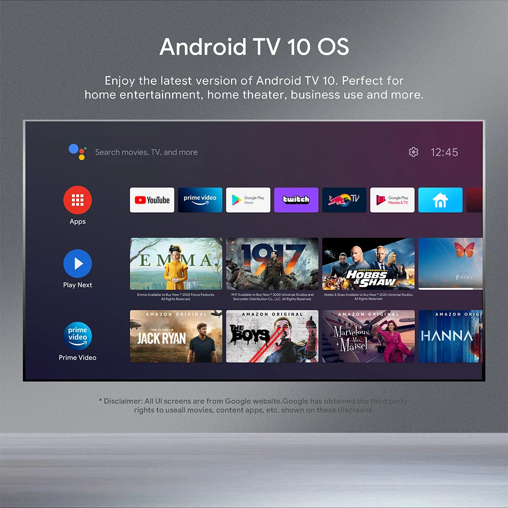bt 4.2 wifi 2.4g 5g lan dolby decodificador caixa de tv