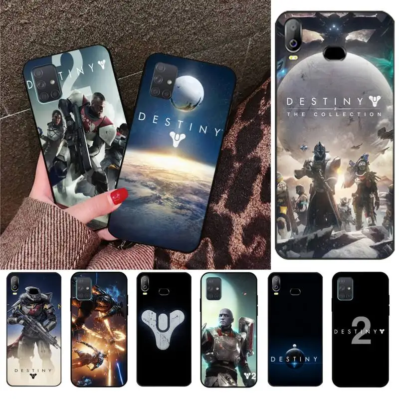 Чехол для телефона Destiny 2 game из ТПУ черный корпус Samsung A10 A20 A30 A40 A50 A70 A80 A71 A91 A51 A6 A8 2018 |