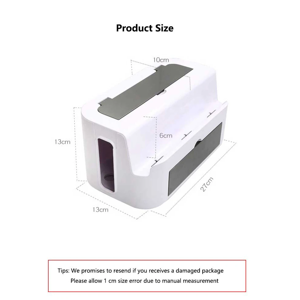Baffect пластиковый ящик для хранения кабелей корпус Organizor power Strip провод управления коробка для кабелей коробка для хранения проводов для домашнего офиса