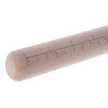 Деревянная Скалка со шкалой тесто ролик кухонный инструмент для выпечки лапша антипригарный 72XF