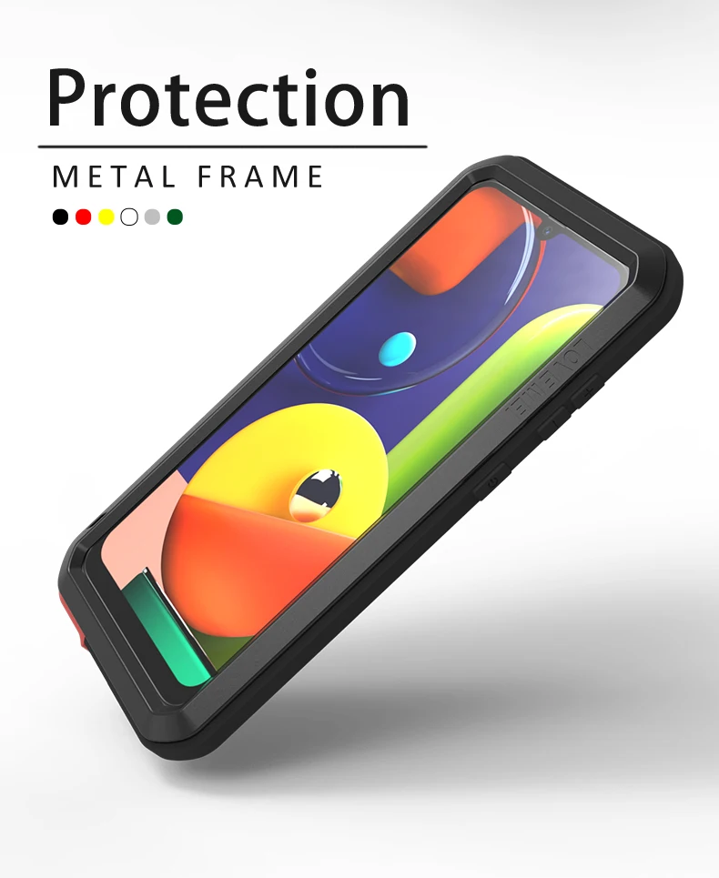 Для samsung Galaxy A50s металлический бронированный противоударный чехол для samsung Galaxy A50S(6,4 дюйма) Прочный чехол для всего тела анти-падение Чехол