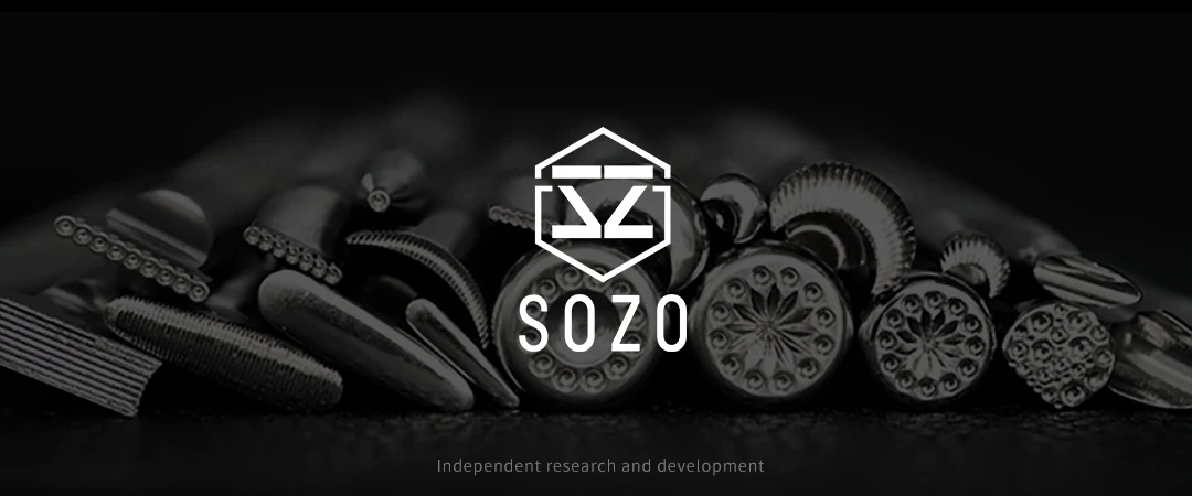 SOZO LX2 Geometrics Diamond Lined Leather Work Stamping Tool Carving Pattern 304 Stainless Streel Stamp