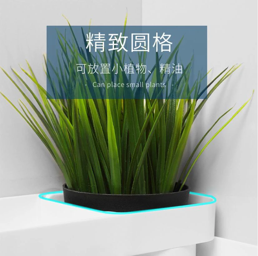 TECHOME домашний быт ванная комната угловая полка для кухни Ванная комната полка для хранения угловая дырокол- Стойка Ванная комната промывка ABS держатель для хранения