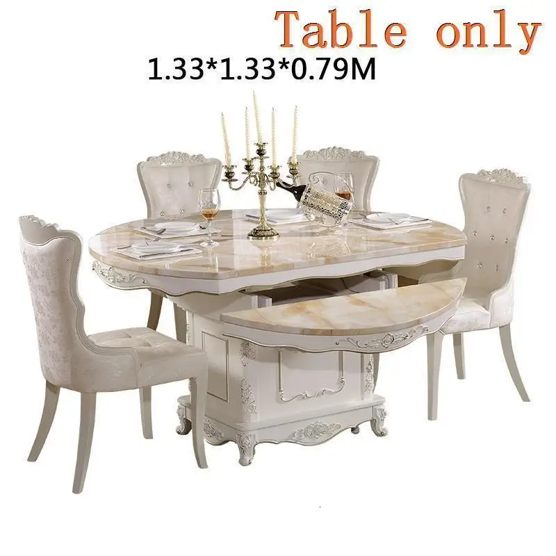 Version A Eet Tafel Pliante Set De Salle A Manger модеран Meja Makan Tavolo европейский стол Меса комедор Bureau Tablo обеденный стол - Цвет: Version A