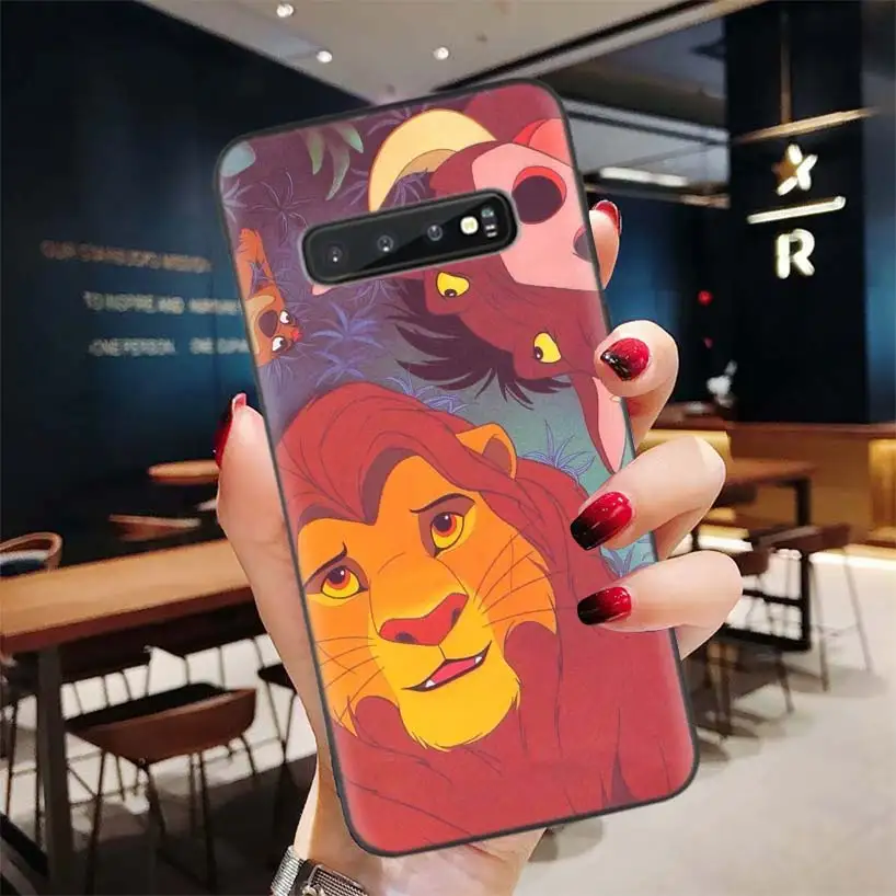 Cartoon Movie Lion King Black Case For Samsung Galaxy A50S A10S A20S A10 A20E A30 A40 4