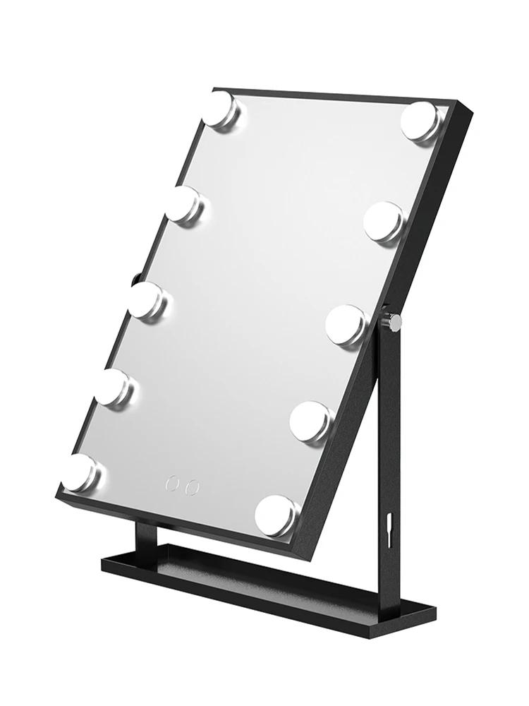 

Beauty Makeup Mirror with Lights 10 LED Bulbs Vanity Touch Control Adjustable Brightness Beauty Salon Cosmetic Hollywood Mirror