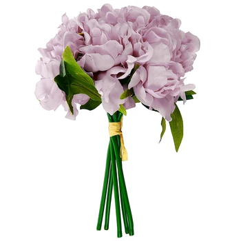 

Artificial Fake Peony Silk Flower Bridal Hydrangea Home Wedding Garden Decor Mysterious blue