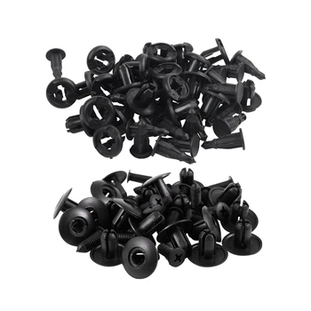 

45 Pcs Accessories: 25 Pcs Plastic Car Bumper Fender Door Rivets Clip 10Mm Hole & 20Pcs Fender Liner Push Clips Retainer