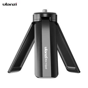 

Ulanzi Mini Handheld Tripod Hand Grip Desktop Tripods Stand 1/4Extending Screw for Smartphone Action Camera for iPhone DJI GoPro