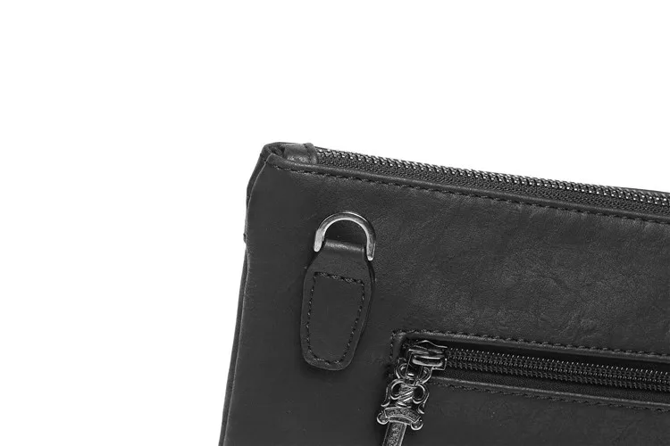 Мужские портфели, модная Простая мужская деловая квадратная сумка, мужские дизайнерские водонепроницаемые сумки, высококачественные Сумки из искусственной кожи для мобильного телефона