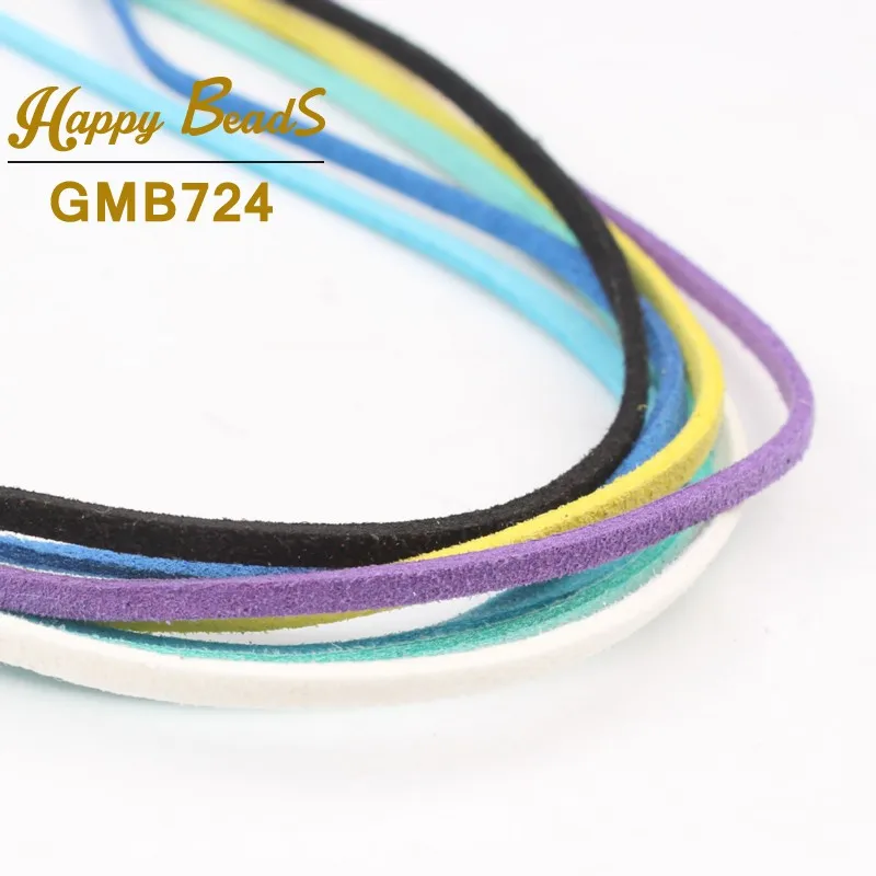 5 м/лот 10 цветов шнур из искусственной замши корейский бархат веревка нить Шнуры Веревки подходят ремесло ожерелье браслет для ювелирных изделий