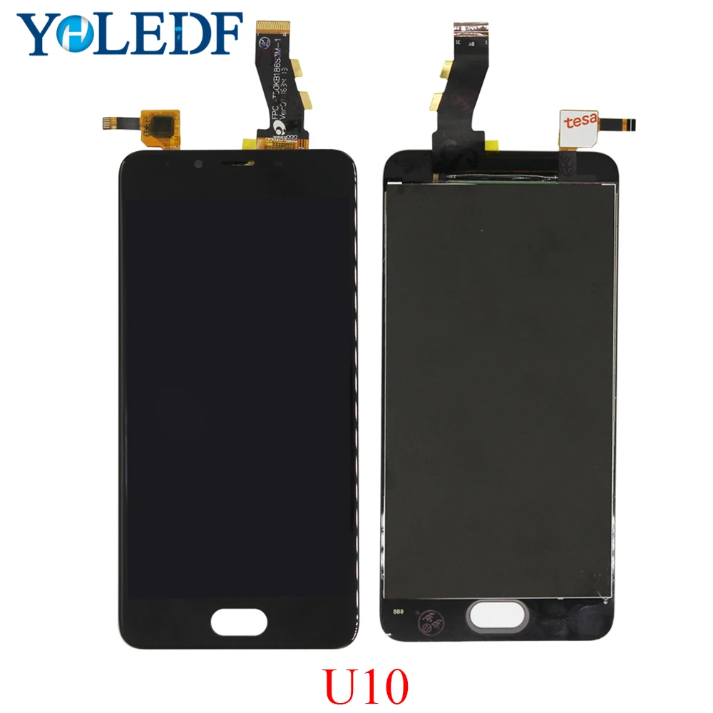 5.0" Original LCD Display For MEIZU U10 Tela Digitizer with Frame Touch Screen Replacement Meizu frame | Мобильные телефоны и
