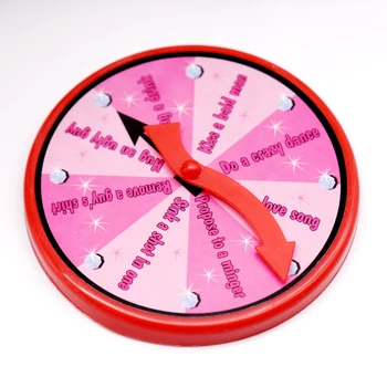 

1pcs Funny Spinner Turntable Toy Truth or Dare Alcohol Drinking Bar Game Roulette Toy Wedding Bachelorette Hen Party Supply
