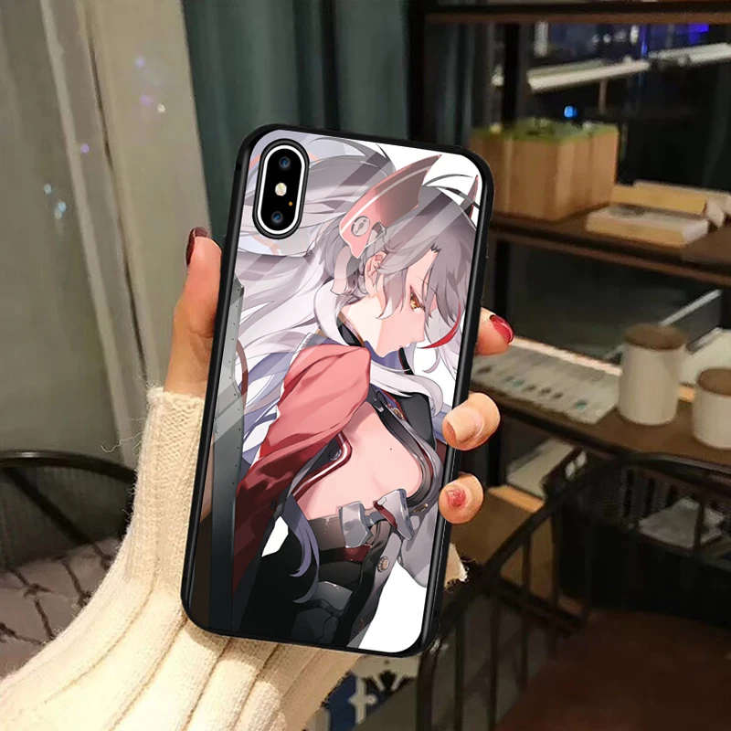 Чехол из закаленного стекла для телефона для мобильных игр Azur Лейн для iPhone 11 Pro Max X XS Max XR 6 6s 7 8 Plus, сексуальный Чехол для мобильного телефона - Цвет: 5