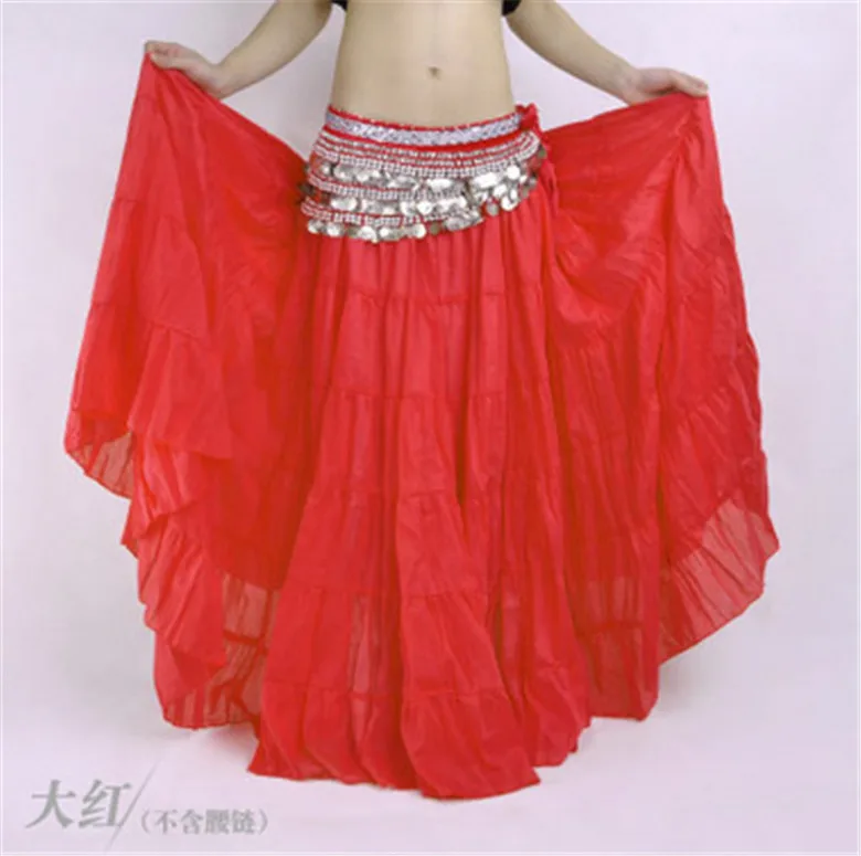 New 360 degrees Tribal Bohemian Long Skirt Swing Gypsy Skirts Women Belly Dance Ballroom Costume Full Circle Dress 11 colors