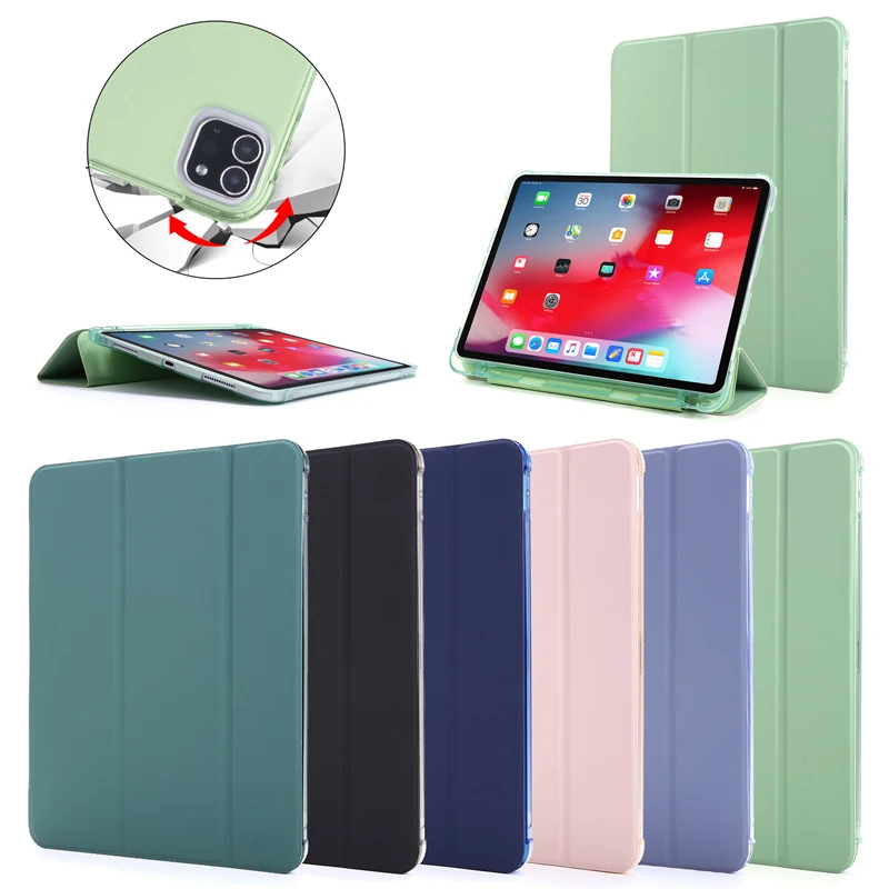 Custodia Smart Folio Per Coque Custodia Ipad Pro 11 2021 Con Portamatite Piega Supporto In Pelle Pu Funda Per Ipad Pro 11 Custodia 2021 2020