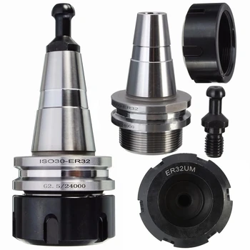 

3PCS metal ISO30 ER32 50 Balance Collet Chuck G2.5 24000rpm CNC Toolholder