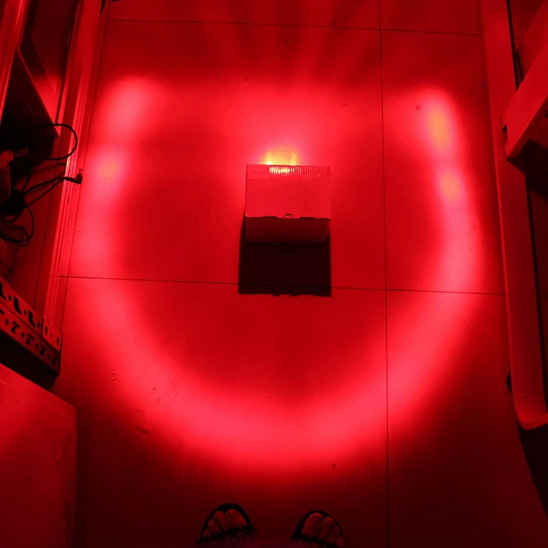 5,4 дюймов светодиодный вилочный погрузчик Arch безопасности светильник красный 25W DC10-80V безопасности Предупреждение светильник дуги зона безопасности с желтым мерцающий светильник s