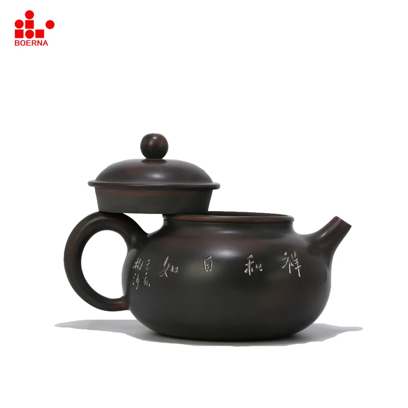 Conventional BOERNA китайские чайники Nixing no yixing rongtian чайник ручной работы dahongpao puer glas terera cristal изысканная упаковка - Цвет: Conventional
